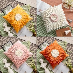 Pillow Case Flower Style Home Daisy Decor Decorations Pillowcase Sofa Bed S Cover Covers Room