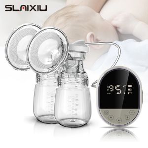 Breastpumps New Electric Breast Pump Portable Dual Breastfeeding Milk Pump Mirror Touchscreen Led Display Bpa Free