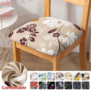 Chair Covers Elastic Cover Printed Seat 1PC Protector Comfort Polyester Fitted Baby Pets Multiple Patterns For Home Kitchen