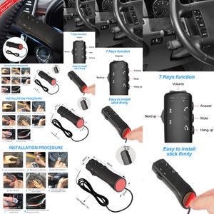 2024 2024 Other Auto Parts 7 Keys Car Steering Wheel Control Button Remote Control For Car Radio Android DVD GPS Multimedia Navigation Head Unit 2024 Style