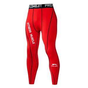 Pants New Brand Men's Tights Compression Pants Running Men Training Fitness Sports Leggings Printing Gym Jogging Sweat Pants Male Long