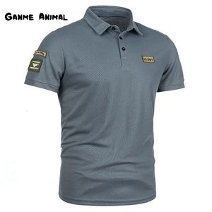 Sommer Korean kurzärmeliges Polo-Hemd Revers Anti-Falten-Tops Plus Size Mens T-Shirts Männer Stickhemden 5xl 240412