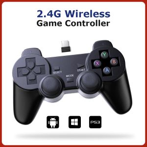 GamePads 2.4G Gamepad na PC/Laptop/Android TV Box/PC360/PS3 Super Console Super Console x USB bez opóźnień w ciągu 10 metrów