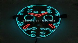 13. Cuma Son bölüm Led Light Light Up Mask Müzik Aktif El Floresan Korku Maskesi Hokey Parti Işıkları T2009072109503