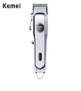 Kemei KM1998 Professional Premium Hair Clipper Pro versione 2000Mah Batteria Super Light Super Strong Super Quiet Barber Shop H6430051