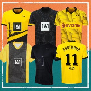 23/24 Reus Reyna Sancho 50th Soccer Jerseys 2023 Cup Version Dortmund Kamara Hummels Adeyemi Brandt Hazard Ryerson Bynoe-Gittens Kids kit theorms