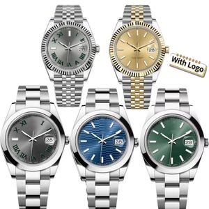 Designer watch 41mm 36mm 31mm automatic watch women datejust luminous fashion business casual Stainless steel mens watch roman numer dial Montre de luxe