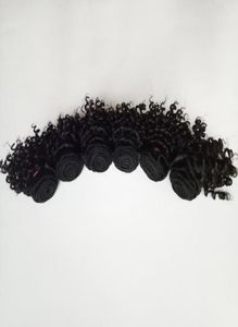 Brazilian virgin Hair beautiful short bob type 6inch Kinky Curly double weft Indian remy extensions 300glot 50gpc 6pcs97533103934144