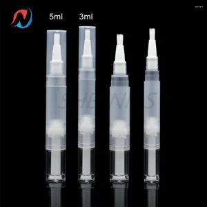 Storage Bottles 36pcs 3ml 5ml Empty Cuticle Oil Twist Pen With Brush Eyelash Growth Liquid Tube Portable Nail Polish Makeup Accessories