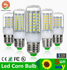 SMD5730 E27 GU10 B22 E14 G9 Lâmpada LED 7W 12W 15W 18W 220V 110V 360 ângulo SMD LED LED LENTCORN LIGHT 24LED 36LED8045849