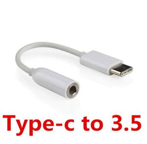 Tip-C ila 3 5mm Aux o Jack kulaklık jakı adaptör kablosu 3 5mm kulaklık adaptörüne Samsung Note8 S8 Kenar Huawei255E4802431