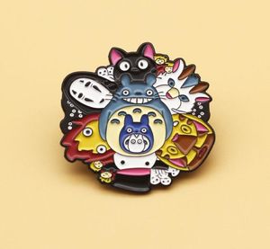 Collezione di caratteri anime carini a spillo per lo spillo maschio senza faccia il mio vicino totoro mix badge bloccampla anime amanti accessori 84447740