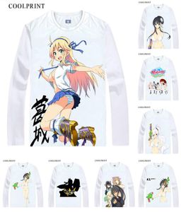 Senran Kagura T -Shirt Shinovi gegen Custom Casual Cosplay T -Shirt Digital Vintage Print Long Sleeve T -Shirts1857843