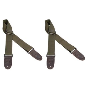 Naomi 2pcs Guitar Strap Guitar Accessories Регулируемый плечевой ремешок для акустической гитары Green1932030