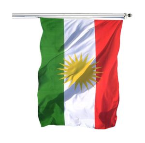 Kurdistan Flag 90x150cm Kurdish National Country Flags 3x5 ft Polyester Fabric Printed Flag Banners with High Quality 1512562