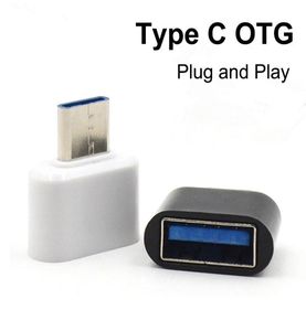 USB Kvinna till USBC Type C 31 OTG Manlig dataadapter för Samsung S8 LG G6 OnePlus 2 3 Huawei P10 Plus4381502