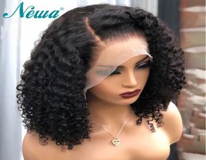 360 Spitzenfront menschliches Haar Perücken für Frau volle Spitzenperücken vorgezogener brasilianischer Remy Haare billig Kurzer Kurzer Bob -Spitzen -Vorder -Wig3244826