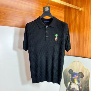 Polo skjorta herres designer skjorta lyxbrev broderi polo t-shirt sommar avslappnad mäns kortärmad t-shirt 13stylar