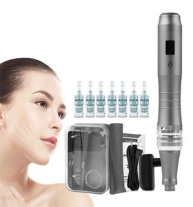 DR PEN M8 con cartuccia 7pcs Professional Electric Wireless Derma RF Microneedling Microne MTS Mesotherapy BBGLOW 2206234179446