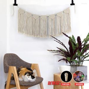 Tapestries Macrame Handmade Wall Hanging Tapestry Wedding Ceremony Home Living Room Decoration