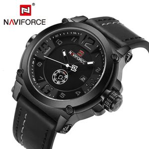 Naviforce Top Luxury Brand Men Sports военные Quartz Wath