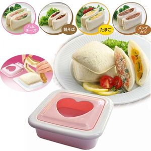 Backformen Liebe Herz Sandwichform Form DIY -Werkzeug Brot Toast Maker Schimmelpilze Frühstück Kitchen Backware Backware