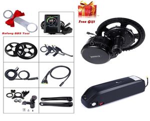 8fun BBS02 BBS02B Bafang 48V 750W Mid Drive kit Motor Electric Bicycle Conversion Kit 48V 12Ah Bike Battery Samsung Cell5961955