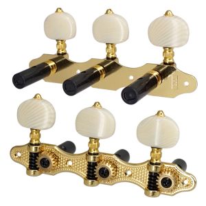 Cables 1:18 Acoustic Guitar Machine Heads Guitar String Tuning Pegs Key 3L3R Guitar Tuners Keys Replacement Accessories