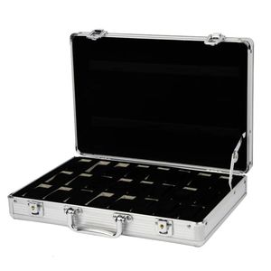 6101224 Girds Luxury Premium Quality Watch Box Aluminium Alloy Produc Mönster Storage Clock Collection Presentförpackningar 240412