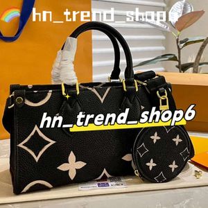 Black Designer LouiseviutionBag Borsa a tracolla a traverse borse a traverse femminile da donna On the Go White Ladies Nuovi sacchetti di shopping Borse in pelle genuina portafoglio circolare in pelle 395