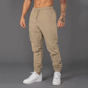 رجال Sweatpants American Style Sports Fitness Cotton Cotton Pants Casual Pants Jogger Gym Running Pants Sports Pants 240401