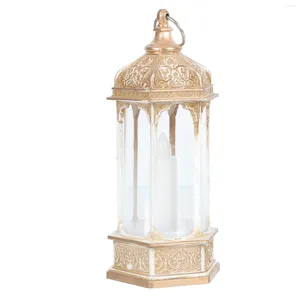 Candle Holders Lantern Vintage Home Decor Hanging Solar Lanterns Decorations Wall Sconce Light Plastic Outdoor