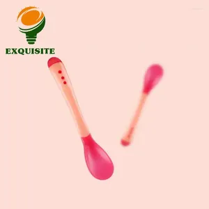 Spoons Temperature Change Spoon Convenient Baby Tableware Unique Reliable Color Changing For Easy Feeding Product Need Safe