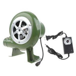 Electric Blower Fan BBQ Fan 100v 220v Suitable for Barbecue Mini Blacksmith Forges Blower with Speed Adapter AC100-240V 240401