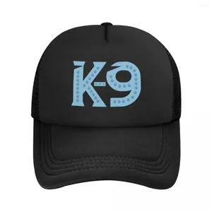 Bollkåpor Cool K9 Handler Dog Trucker Hat Kvinnor Män Personlig Justerbar Vuxen Baseball Cap Outdoor