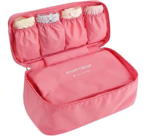 8 Färg Underkläder Bra Organizer Bag Storage Bag Travel Kits Underwear Pouch Tidy Hygienic Pockets Perfekt resekompis4052318