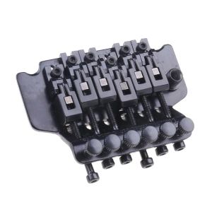 Cables Floyd Rose Double Locking Tremolo System Bridge for Electric Guitar Parts Black 03ka