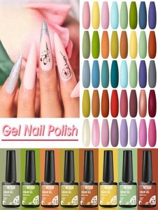 Zestaw lakieru do paznokci żelowej Zestaw 911PCS Glitter Vernis półprzepustowy z podstawową matową powłoką górną UV Art9563362