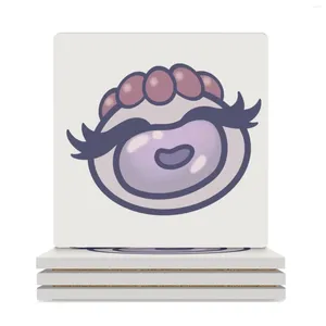 Table Mats SalubraのHollow Knight Ceramic Coasters（Square）Cute Cupカスタマイズされたカワイイ