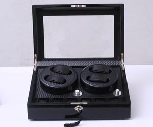 2017 DHL wooden carbon fiber watch accessories box watch winder case for rotator watches storage movement ratator boxes winders br2557363