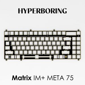 Zubehörmatrix IM+ Meta 75 Tastatur PC FR4 Aluminium Messingplatte