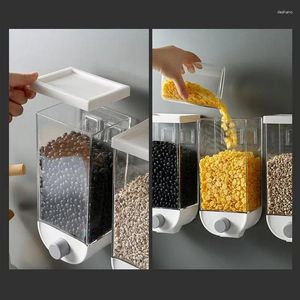 Bottiglie di stoccaggio barattoli per cereali sfusi Organizzatori di plastica Container Grain Food Dispenser Organizzatore Organizzatore Organizzatore Box
