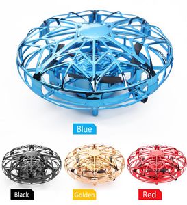 2021 Nya Mini Helicopter RC UFO Dron Aircraft Handavkänning Infraröd RC Quadcopter Electrical Induction Toys for Children Drone2320537