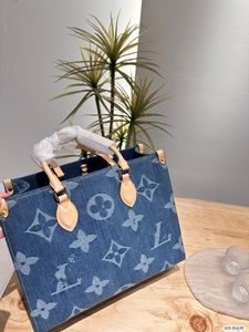 Designer Belas da bolsa de ombro de jeans feminino