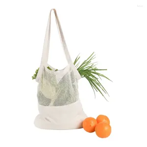 Einkaufstaschen Mesh Bag Wiederverwendbare Tasche Lebensmittelstraße Handtasche Eco Shoppers Shopper Baumwollmarkt String