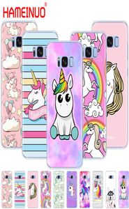 Hameinuo Rainbow Unicorn mobiltelefonfodral för Samsung Galaxy S9 S7 Edge Plus S8 S6 S5 S4 S3 Mini9053801