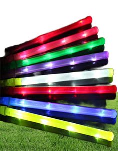 Decoração de festa 48cm 30pcs Glow Stick Led Rave Concert Lights Acessórios Toys Neon Sticks in the Dark Cheer4176770
