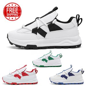 Free Shipping Men Women Running Shoes Flat Comfort Breathable Black Red Blue Green Mens Trainers Sport Sneakers GAI