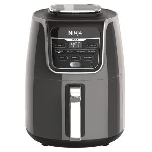 Fryers Ninja AF161 Max XL Air Fryer, który gotuje, chips, piecze, piecze, podgrzewania i odwodnienia, o pojemności 5,5 kwarty i wysokiej GLOS