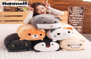 Animali lunghi giocattolo peluche ripieno di cuscinetto da cuscino da cuscino da cuscino da cuscinetto Shiba inu Penguin Philindrical Plushie Sleeping Friend LJ22368066